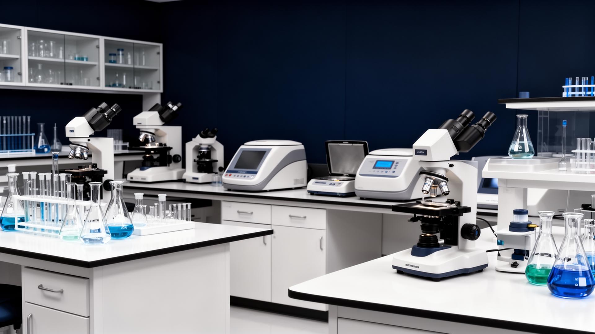 Modern laboratory equipment